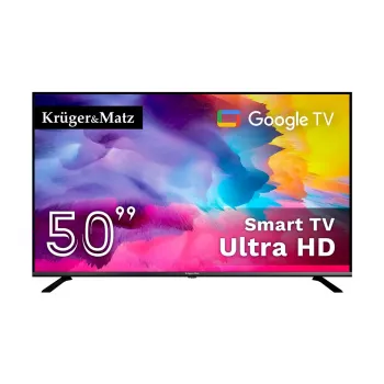 Kruger&Matz 50 colių 4K UHD DLED Google TV Smart TV DVB-T2/T/C H.265 HEVC