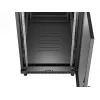 LANBERG 19 inch 27U laisvai pastatomas stovo korpusas 600x1000mm juodas su perforuotomis durelėmis (plokščia pakuotė)