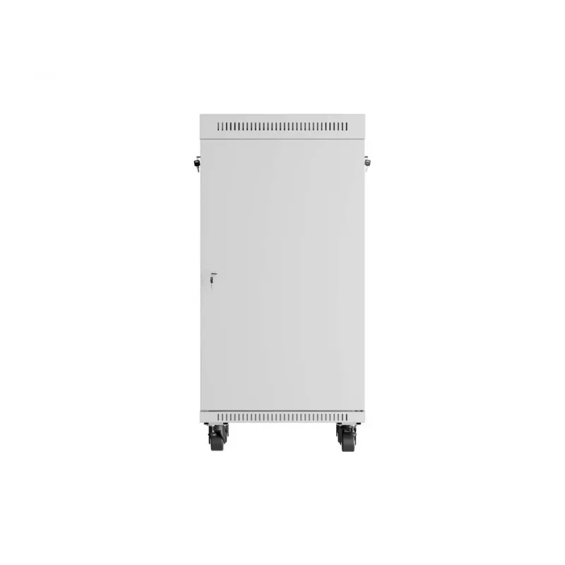 LANBERG 19 inch 22U Grindinis Stovo Spintos Rack 600x600 mm Pilkas Grūdinto Stiklo Durys LCD Ekranas (Plokščia Pakuotė)