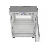 Lanberg 19 colio 15U 600x800 pilkas grindinis stelažas su perforuotomis durimis ir LCD (plokščioje pakuotėje)