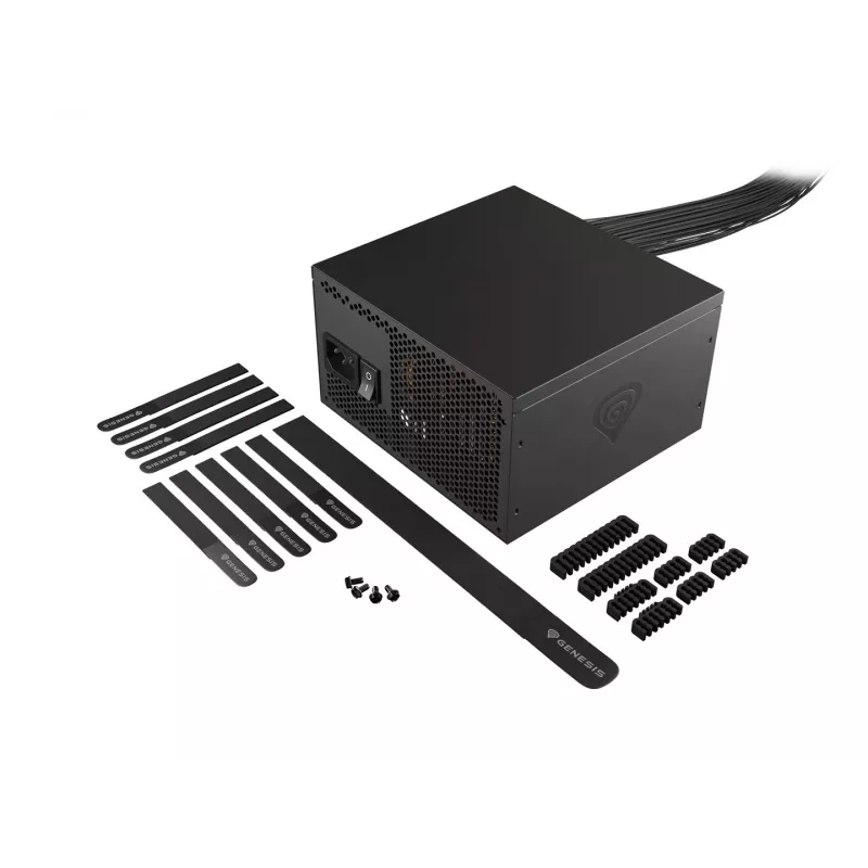 Genesis Nihon 650NM Black 650W 80+ Bronze ATX 3.1 maitinimo blokas