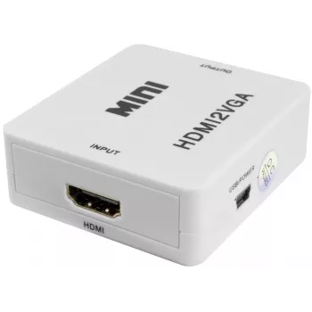 PULSAR HDMI to VGA Converter with Audio - Black