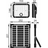BEMKO SOLPAR Saulės LED prožektorius 10W 1500lm 3000/4000K IP65 Juodas su PIR jutikliu