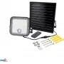 BEMKO SOLPAR Saulės LED prožektorius 10W 1500lm 3000/4000K IP65 Juodas su PIR jutikliu