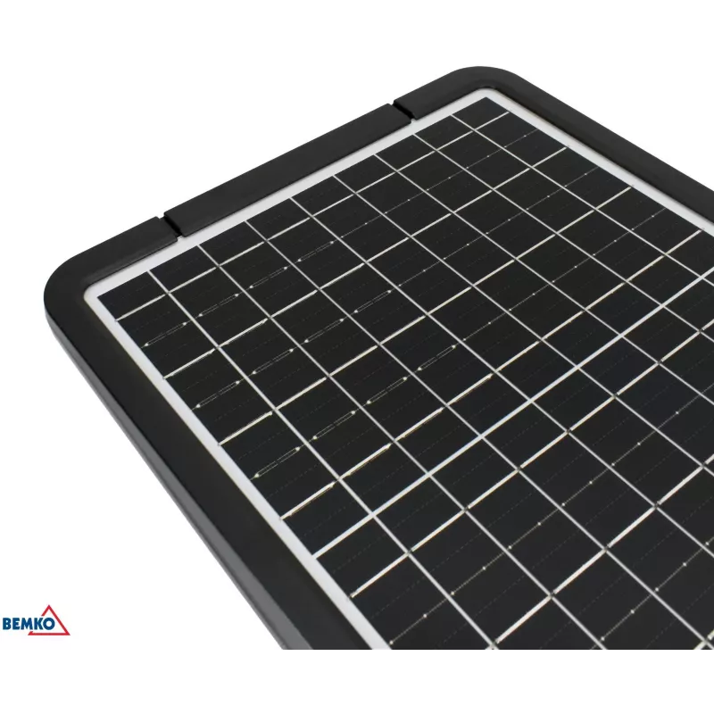 BEMKO SOLGER LED Saulės gatvių šviestuvas 40W 6000LM 3000/4000/6000K IP65 Juodas su PIR jutikliu