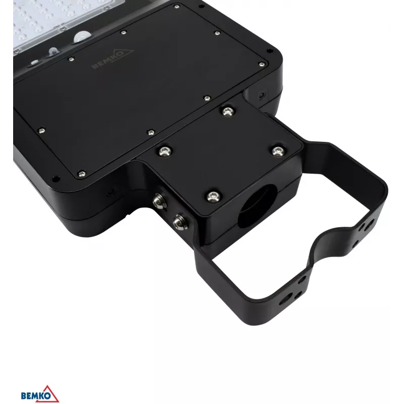 BEMKO SOLGER LED Saulės gatvių šviestuvas 40W 6000LM 3000/4000/6000K IP65 Juodas su PIR jutikliu