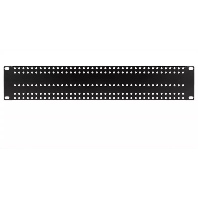 ATTE ADD-RACK2U1 2U 19 colių stovo montavimo adapteris su paprastomis montavimo angomis, juodas