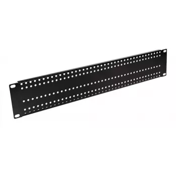 ATTE ADD-RACK2U1 2U 19 colių stovo montavimo adapteris su paprastomis montavimo angomis, juodas