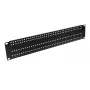 ATTE ADD-RACK2U1 2U 19 colių stovo montavimo adapteris su paprastomis montavimo angomis, juodas