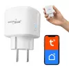 GreenBlue nuotoliniu būdu valdomas WiFi kištukinis lizdas, Android/iOS/Alexa/Google Home, laikmatis, vatmetras, maks. 16A/3840W, GB735 W