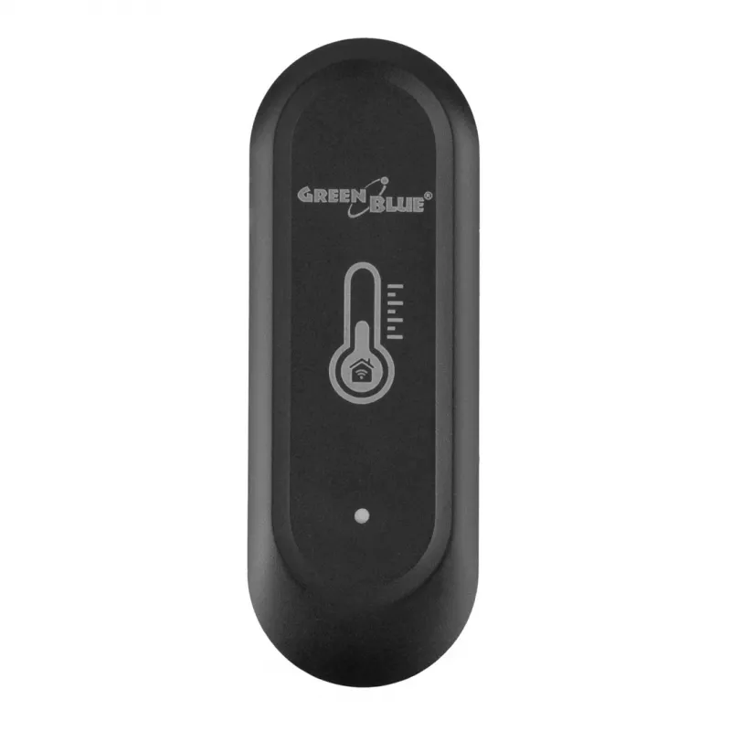 GRB GREENBLUE GB741 lauko WiFi temperatūros ir drėgmės jutiklis, Android/iOS, 3,0 V DC, 2xAAA, IP65