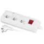JONEX ilginimo laidas su trigubu lizdu ir jungikliu 3x2P+Z 10A 5m baltas
