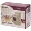 ORNO OR-PRE-433 elektroninis savaitinis laikmatis, DIN bėgis, 16A/3680W, 16 programų, 230V