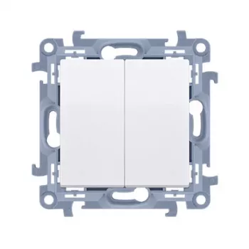 KONTAKT SIMON 10 Universal Switch Module 1-Way/2-Way 10AX 250V White Screw Terminals
