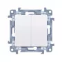 KONTAKT SIMON 10 Universal Switch Module 1-Way/2-Way 10AX 250V White Screw Terminals
