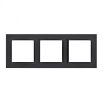 KONTAKT SIMON 10 Black Matt Frame 3x