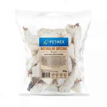 PETMEX Rabbit Paws with Fur Dog Chew Treat 500g