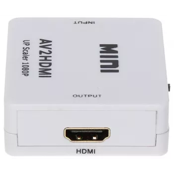 DELTA AV į HDMI keitiklis juodas