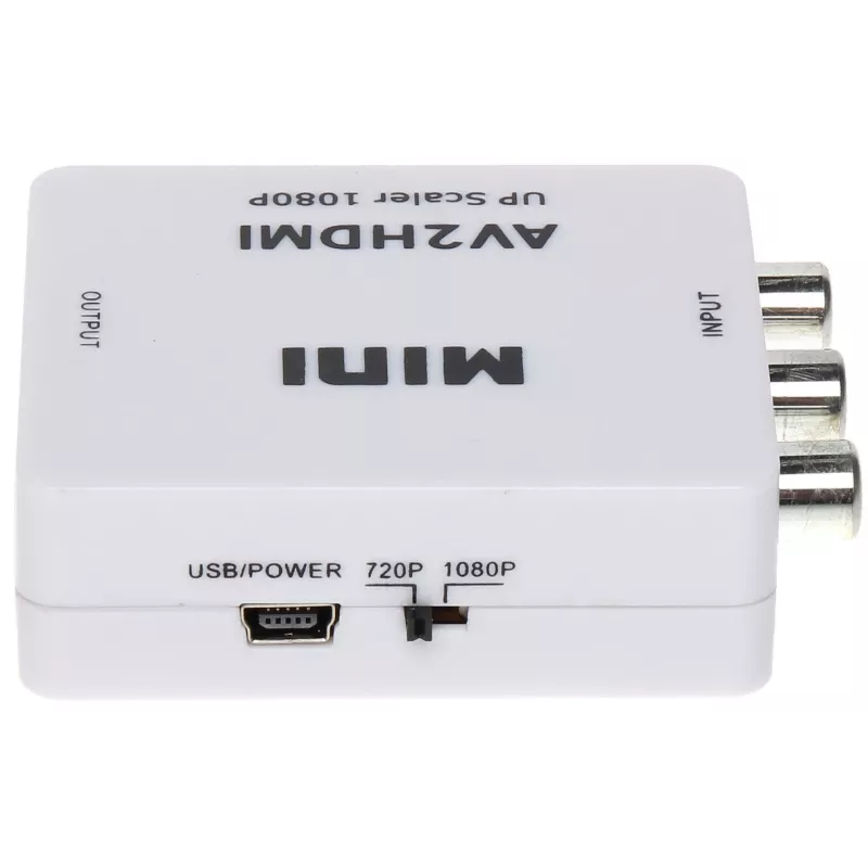 DELTA AV į HDMI keitiklis juodas