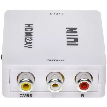 DELTA HDMI į AV keitiklis - juodas