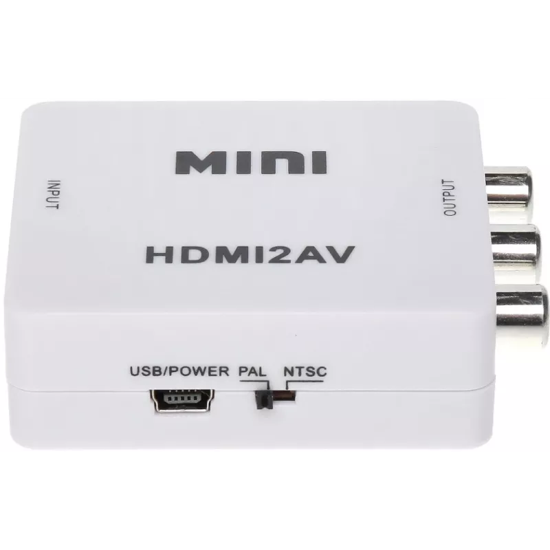 DELTA HDMI į AV keitiklis - juodas