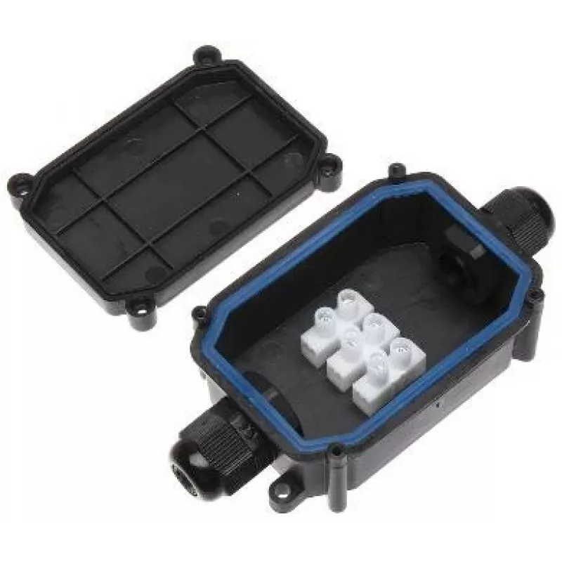 DELTA PUH-3PK Jungiamoji dėžutė paviršiui montuoti balta IP20