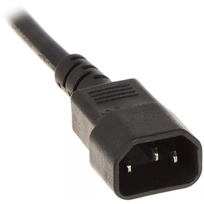 DELTA PD-8/R-IEC Power Strip 8 Outlets Surge Protection 230V 10A Black