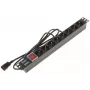 DELTA PD-8/R-IEC Power Strip 8 Outlets Surge Protection 230V 10A Black