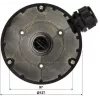 DELTA STG-1280ZJ-DM8(BLACK) Jungiamoji dėžutė kupolinėms kameroms, juoda, aliuminio lydinys
