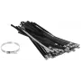 DELTA Montage SSCT-300X10 nerūdijančio plieno kabelio raištis 300mm x 10mm 100 vnt. pakuotė