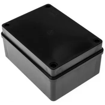 Hermetinė jungiamoji dėžė 150x110x70mm IP65 Halogen-Free Black PAWBOL S-B316C