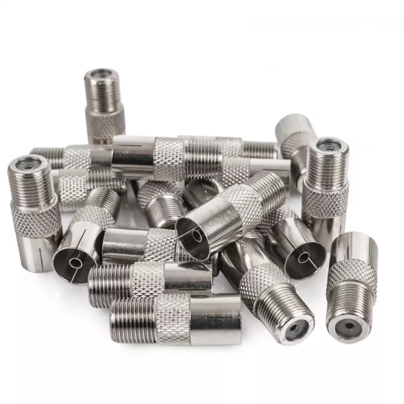 Spacetronik F-Type / IEC koaksialinis jungties modulis - 100 vnt. balti