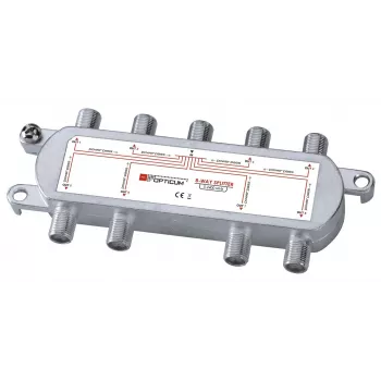 OPTICUM HQ 8-WAY 1-8 DVB-T/SAT Signal Splitter 8x1
