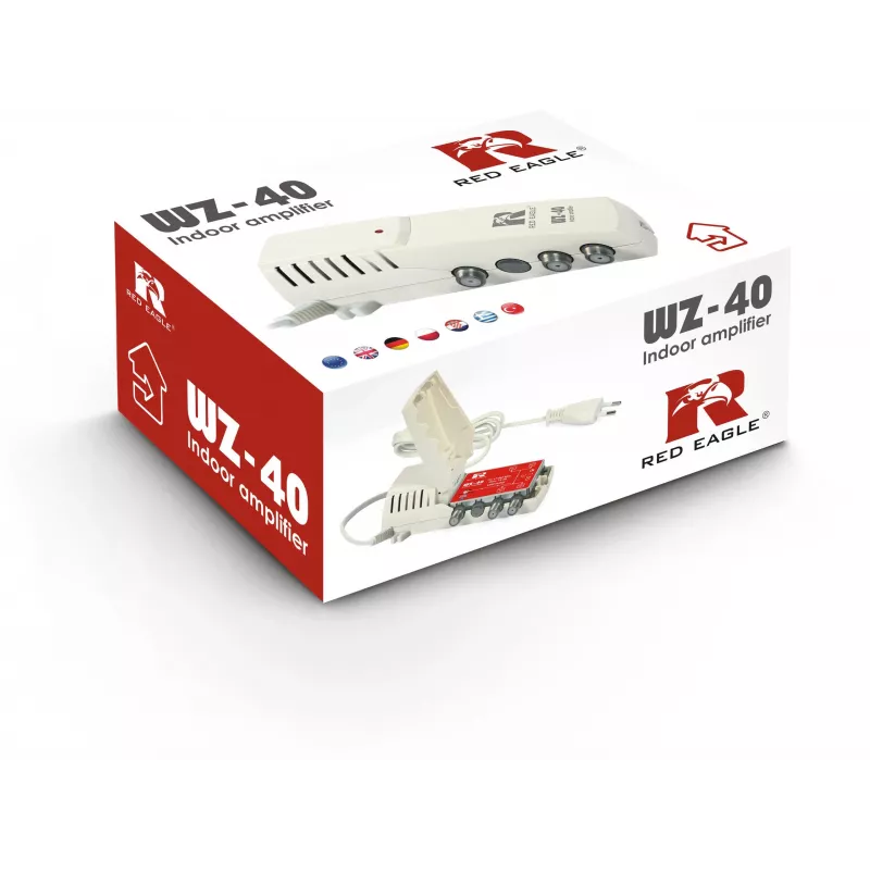DVB-T/T2 antenos stiprintuvas WZ-40 RED EAGLE