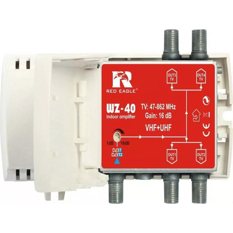 DVB-T/T2 antenos stiprintuvas WZ-40 RED EAGLE