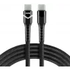 EVERACTIVE USB-C į USB-C laidas CBB-1PDRS 100cm 48V 5A 240W RGB LED