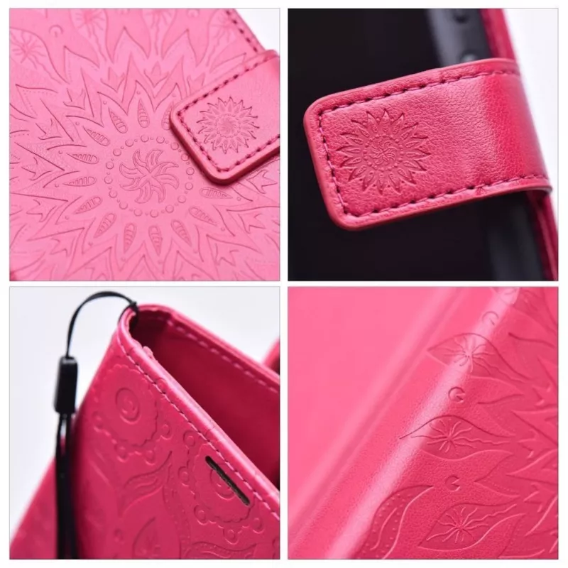 OEM Flip Case, skirtas iPhone 17 / 18 Mezzo Book Mandala Magenta