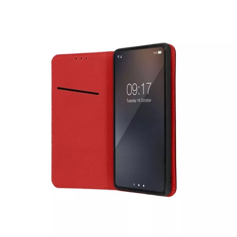 OEM Flip Case, skirtas iPhone 17 Pro / 18 Pro Smart Pro Book Leather Burgundy