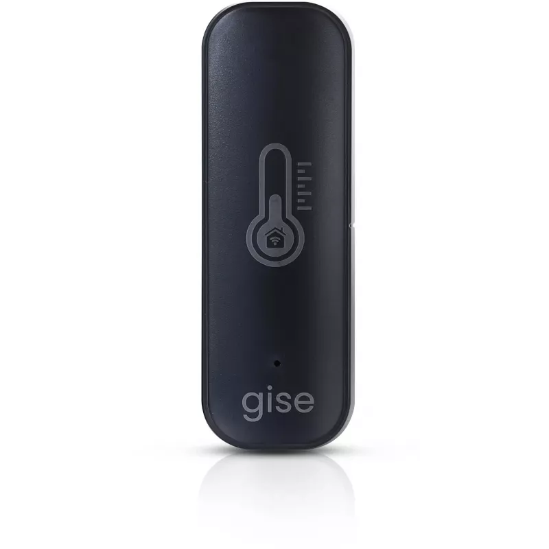 GISE Smart Temperature and Humidity Sensor Wi-Fi Black | Tuya | GTHS-WF-01-B