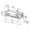 BIRA HARTTE XS00U-B Electric Strike XS Series 12-24V AC/DC Low Current Reinforced