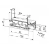 BIRA HARTTE XS00U-C Electric Strike XS Series 12-24V AC/DC Low Current with Latch Release