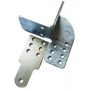 SAFE Left-Hand Outward Opening Swing Gate Opener Mounting Bracket - Angular Post Mount