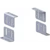 SAFE Universal Mounting Base for Sliding Gate Motors / Set of 4 Angle Brackets ASM150-2