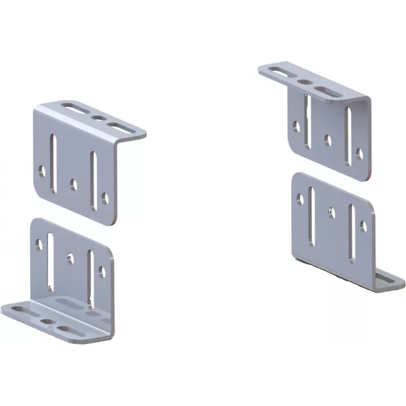 SAFE Universal Mounting Base for Sliding Gate Motors / Set of 4 Angle Brackets ASM150-2
