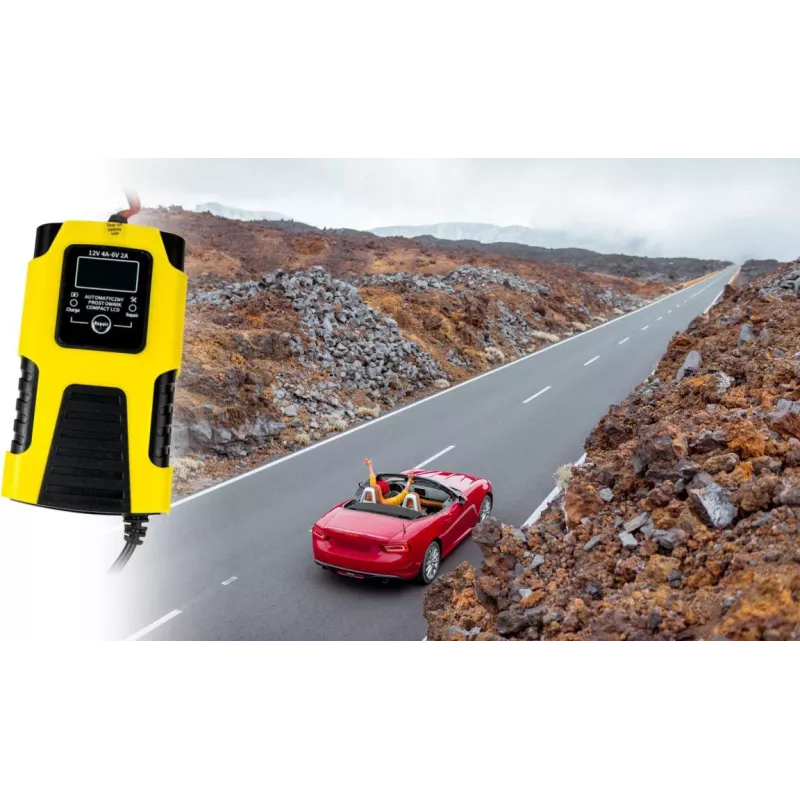 Volt Polska Automatinis akumuliatoriaus įkroviklis 12V 4A / 6V 2A LCD