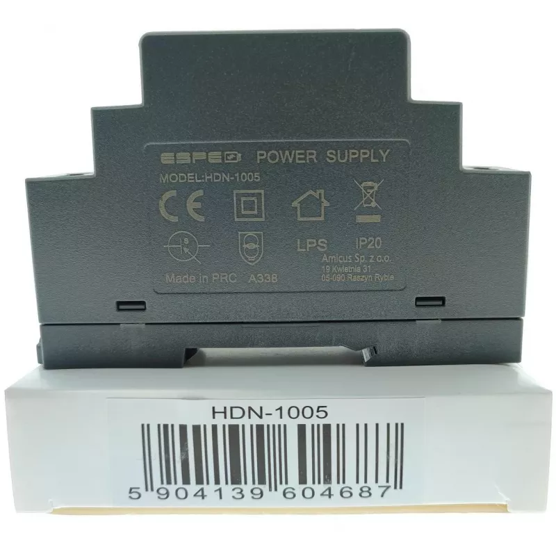 ESPE HDN-1005 DIN Rail Power Supply 5V/10W/2A