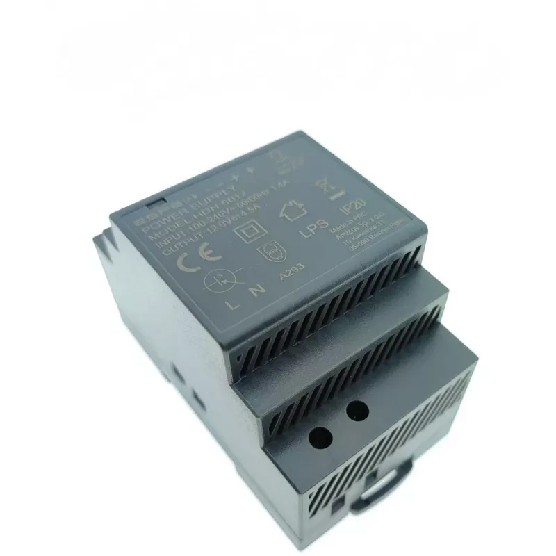 ESPE HDN-6012 DIN bėgio maitinimo šaltinis 12V 54W 4.5A