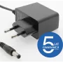 ESPE 12V 2A 24W sieninis maitinimo šaltinis su tiesiu cilindriniu jungtimi 5,5x2,1 mm, 5 metų garantija