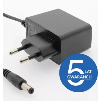 ESPE 12V 1.5A 18W maitinimo šaltinis su tiesiu DC kištuku 2,1x5,5 mm, 5 metų garantija