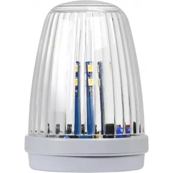 LED lempa Proxima KOGUT balta su antena 433.92 MHz (12-24V AC/DC arba 230V AC) geltonai mirksi